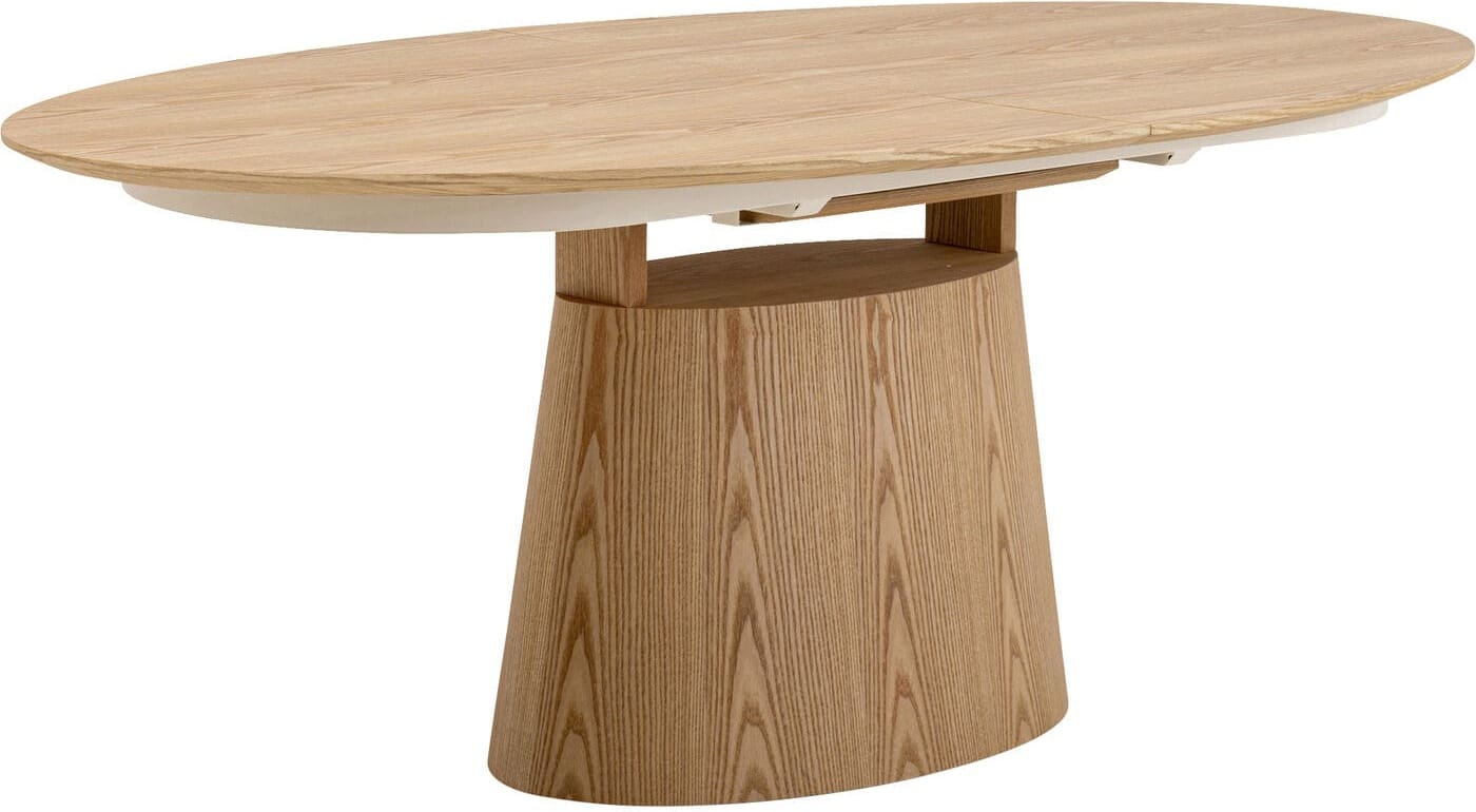 Uitschuiftafel Benvenuto Oak 200(50)x110cm Kare Design Uitschuiftafel 71420