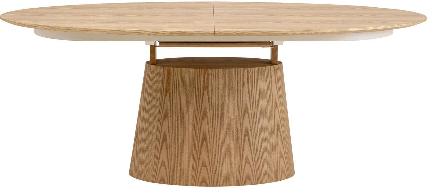 Uitschuiftafel Benvenuto Oak 200(50)x110cm Kare Design Uitschuiftafel 71420