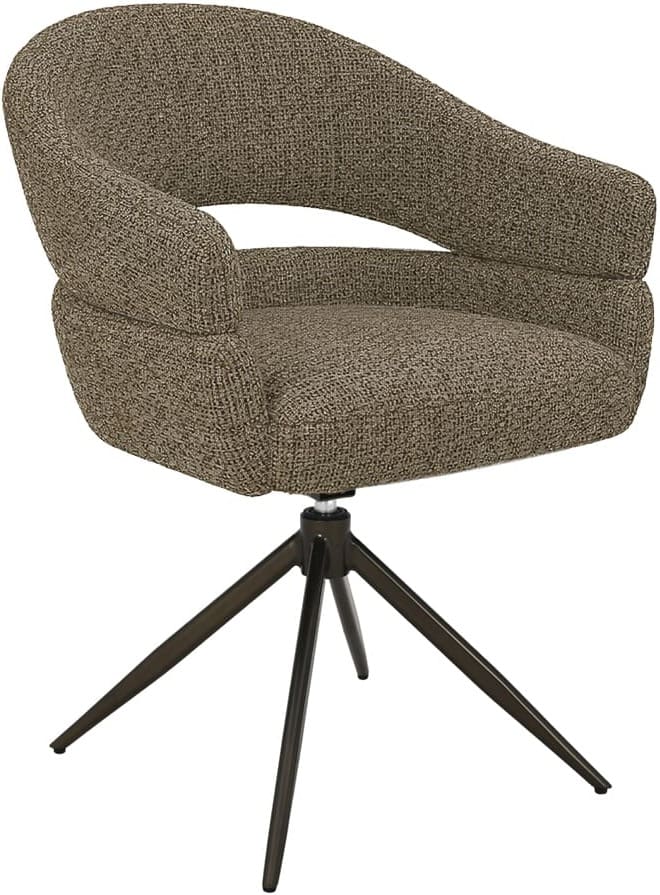 Livingfurn Eetkamerstoel Linn Desert Bronze Brons Eetkamerstoel