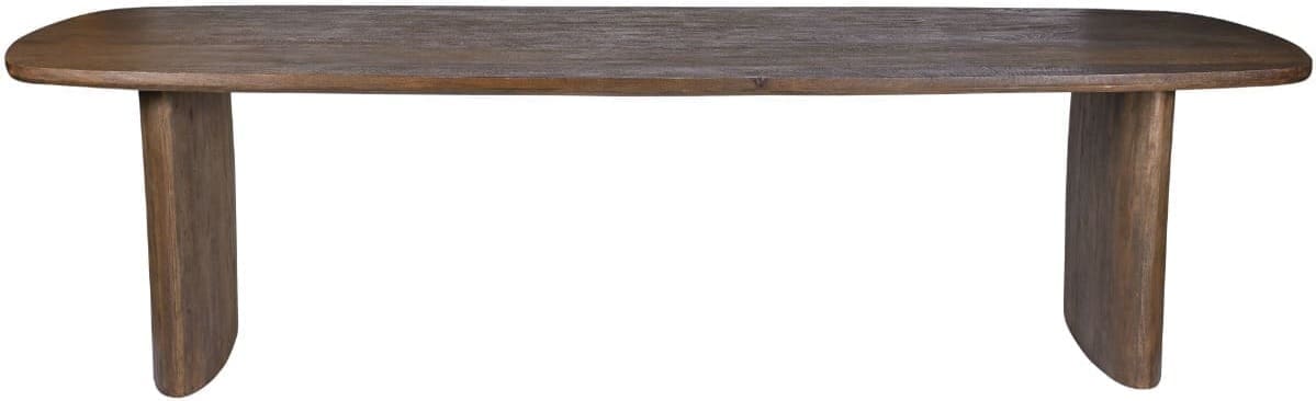 Livingfurn Eettafel Tyler 300cm Bruin|Naturel Eettafel
