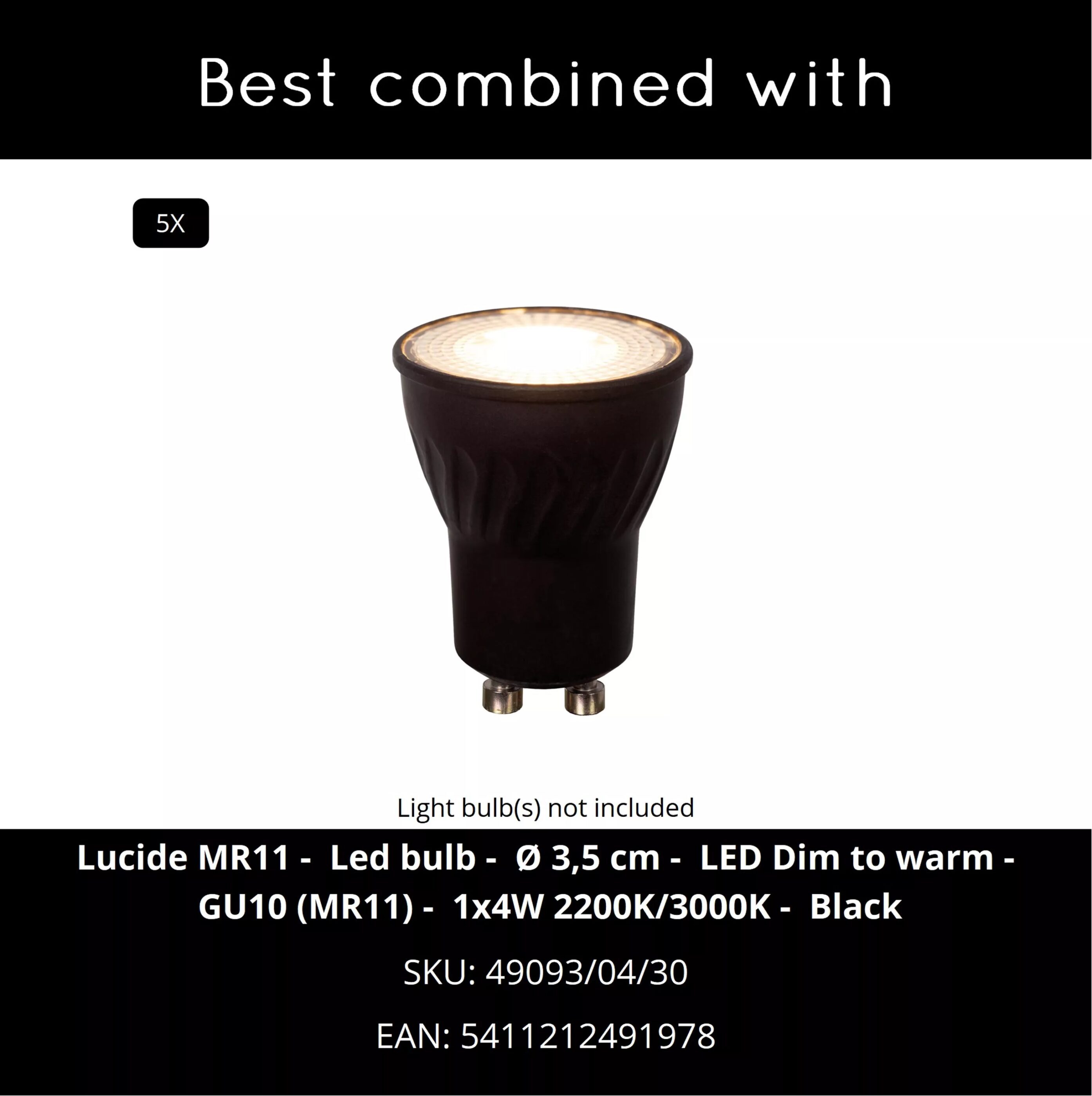 Aurelie Hanglamp 5xGU10 (mr11) - Goud | Vibes Lucide Hanglamp 21442/15/10