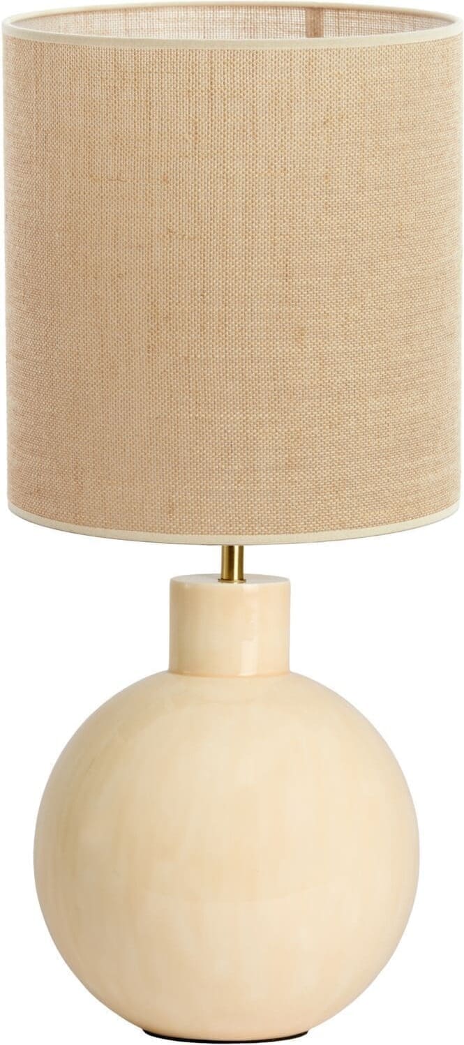 Profijt Meubel Tafellamp Utena beige Beige|Wit Tafellamp