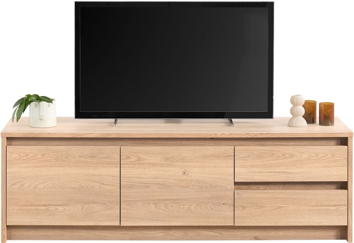Profijt Meubel Tv-meubel Quebec 160 cm Bruin Tv-meubel|Tv-dressoir