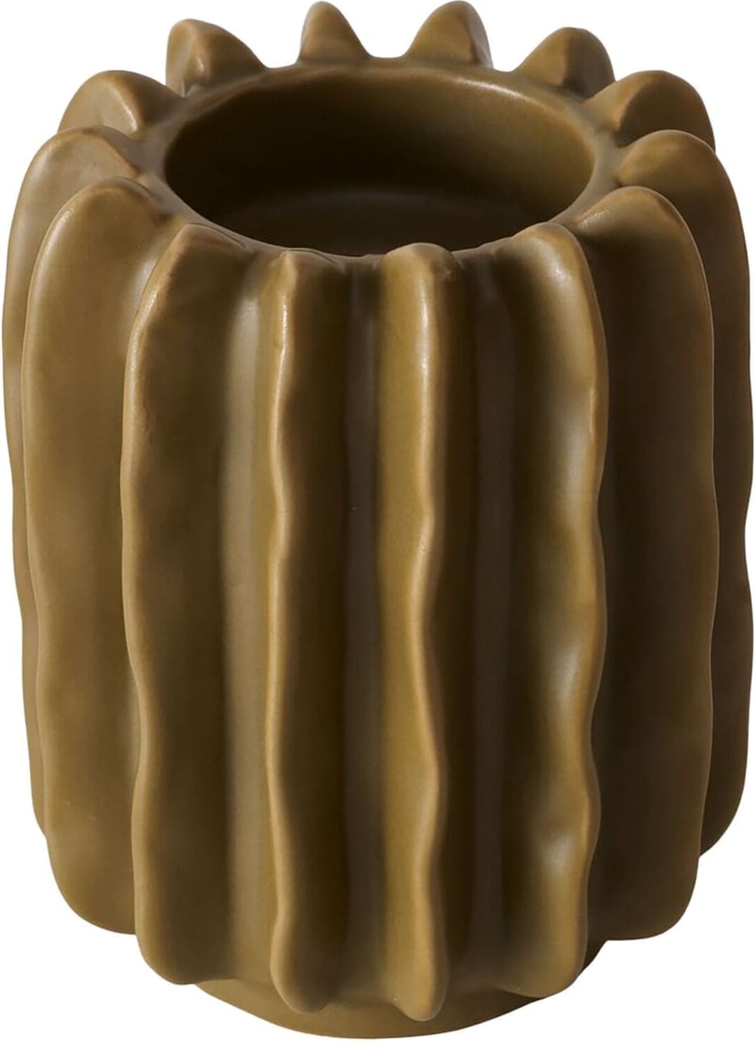 Pronto Wonen Theelichthouder Arroscia keramiek groen Groen Woonaccessoire