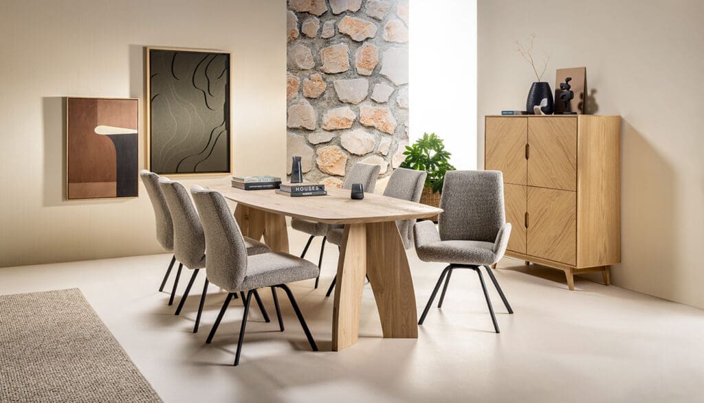 Foto van een gezellig scandinavisch interieur.