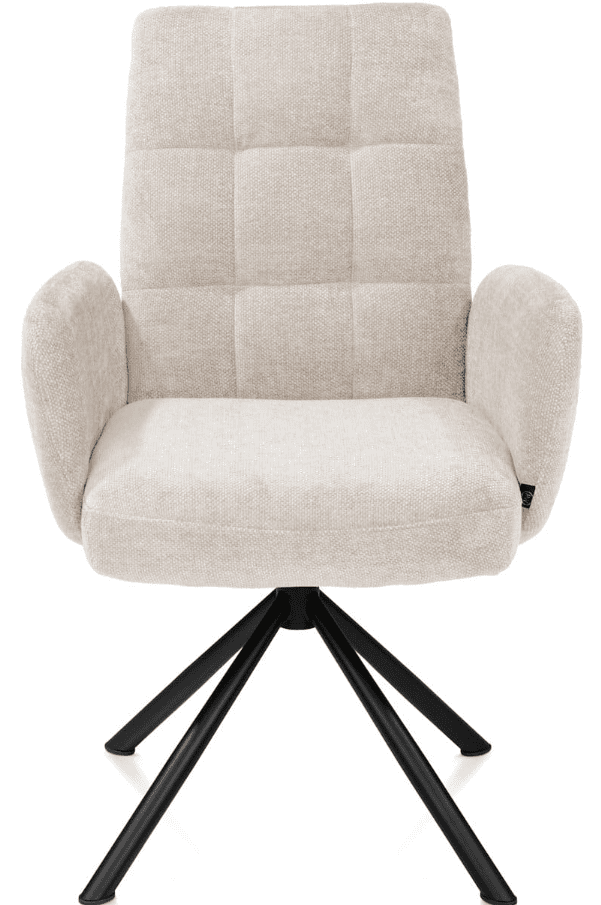 Silva armstoel - draaibaar/pocket - creme - Afbeelding 2