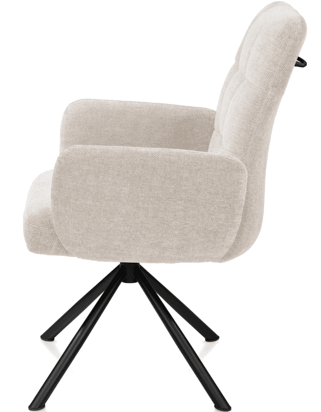 Silva armstoel - draaibaar/pocket - creme - Afbeelding 4