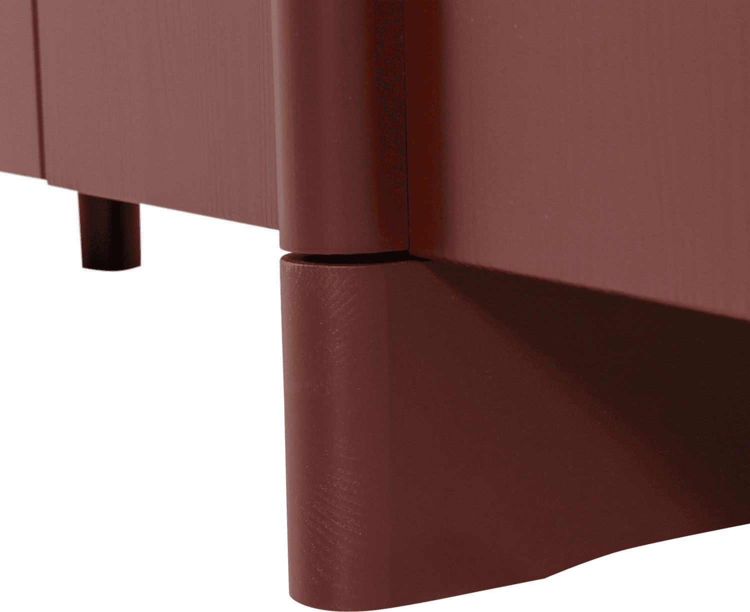 WOOOD Basu tv meubel 200cm grenen bordeauxrood Bordeaux Tv-meubel|Tv-dressoir