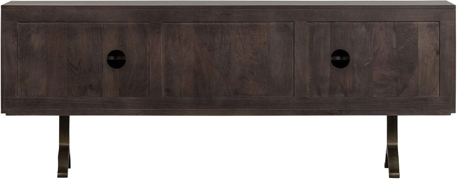 WOOOD Draw dressoir mangohout walnoot Walnoot Dressoir|Kast