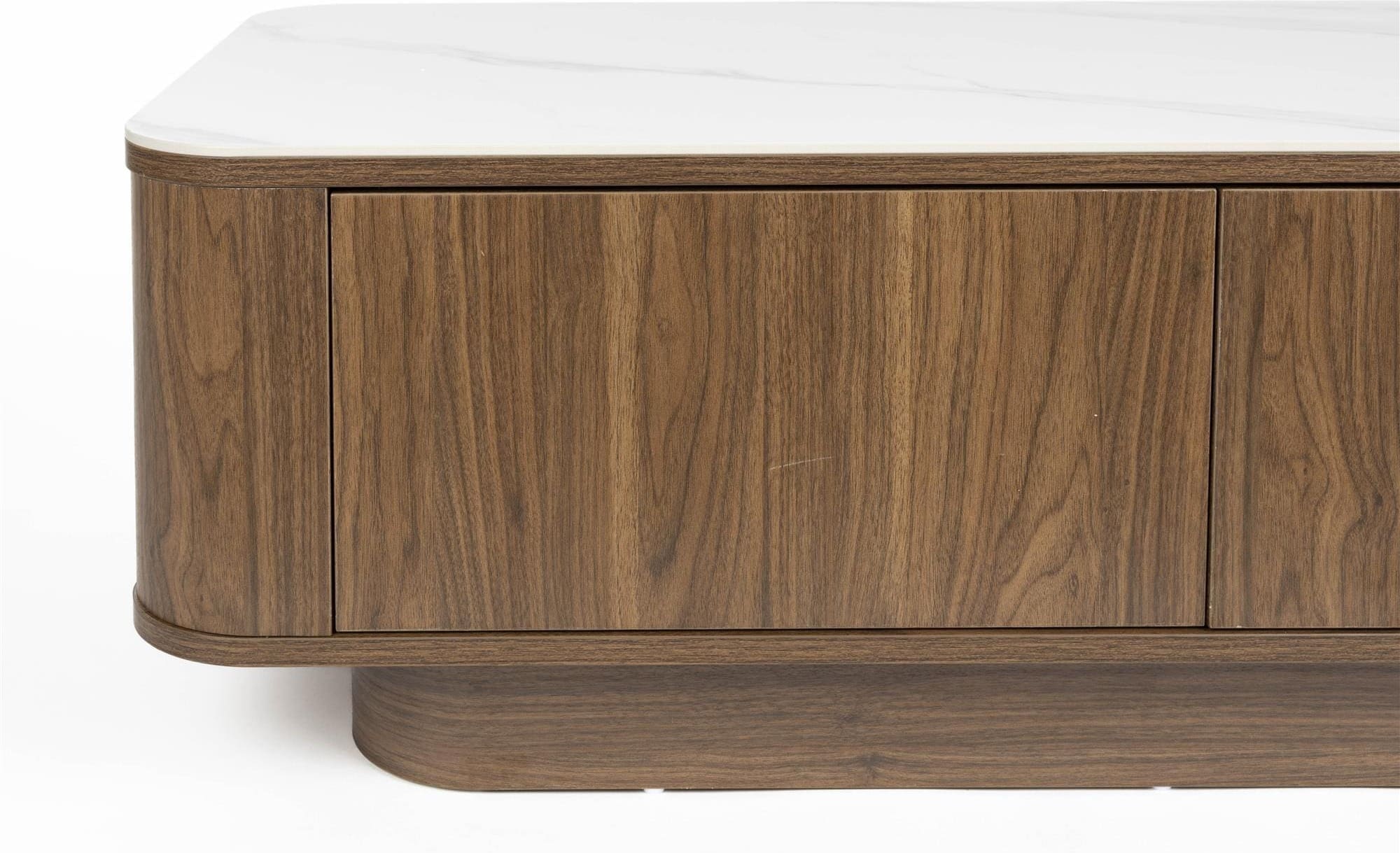 Coffee Eettafel Almira Walnut White Label Living Salontafel ZVR1001469