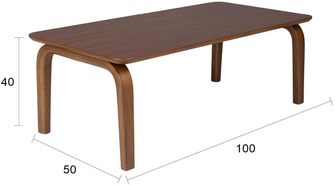 Coffee Eettafel Walden White Label Living Salontafel ZVR1001657