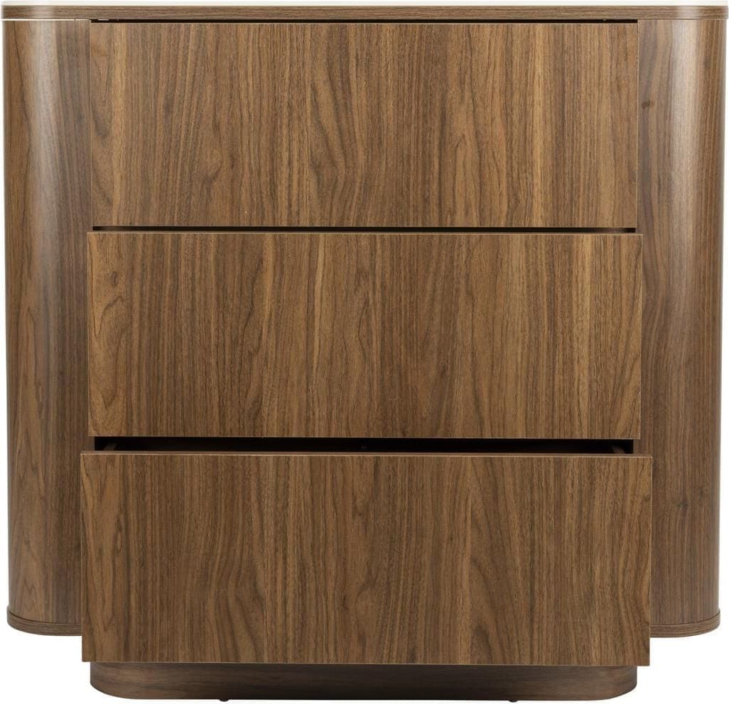 Drawer Almira Walnut White Label Living Ladekast ZVR1001466