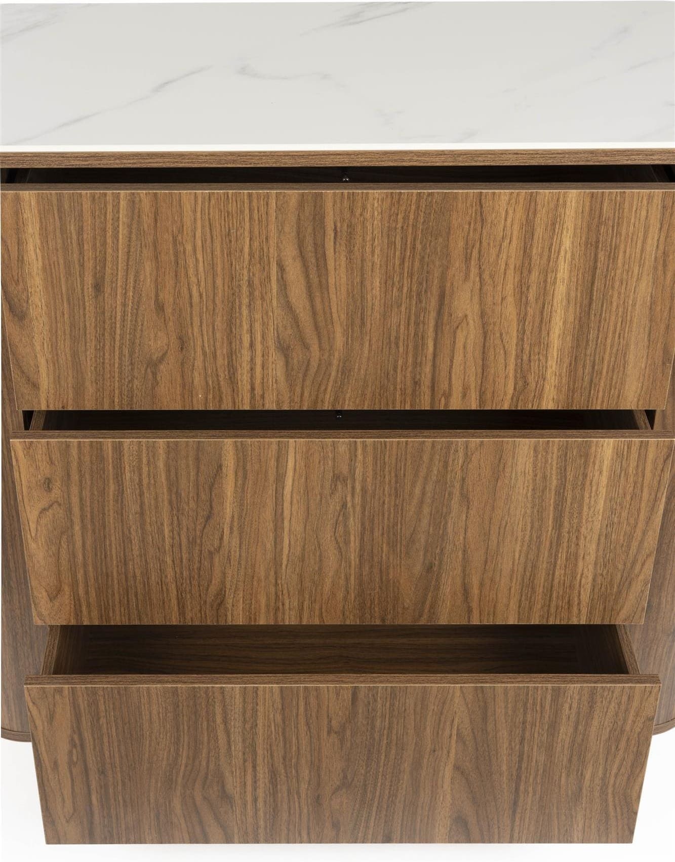 Drawer Almira Walnut White Label Living Ladekast ZVR1001466