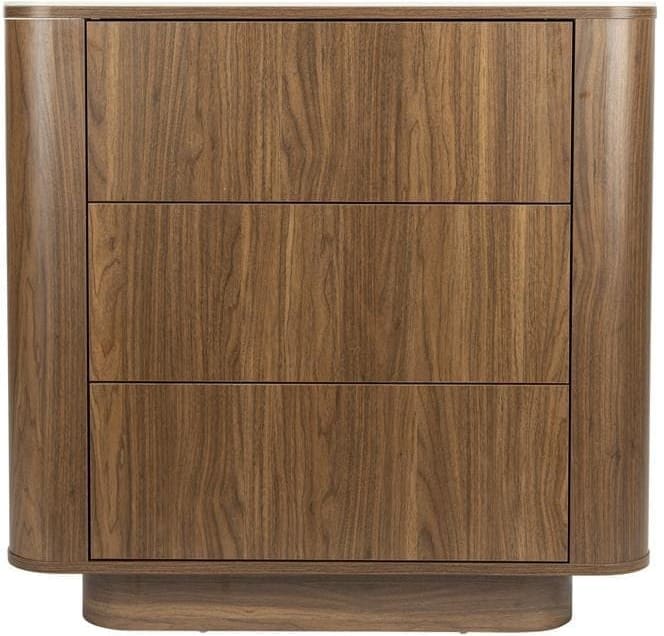 Drawer Almira Walnut White Label Living Ladekast ZVR1001466