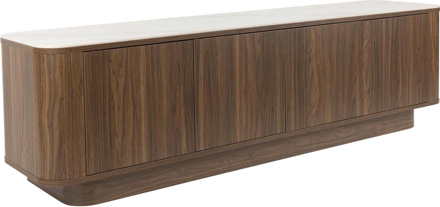 Dressoir Low Almira Walnut White Label Living Dressoir ZVR1001460