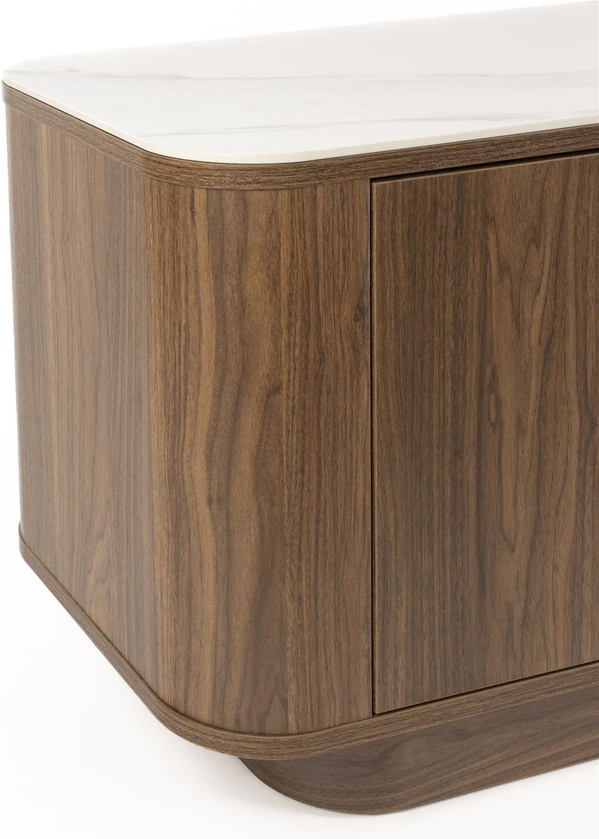 Dressoir Low Almira Walnut White Label Living Dressoir ZVR1001460