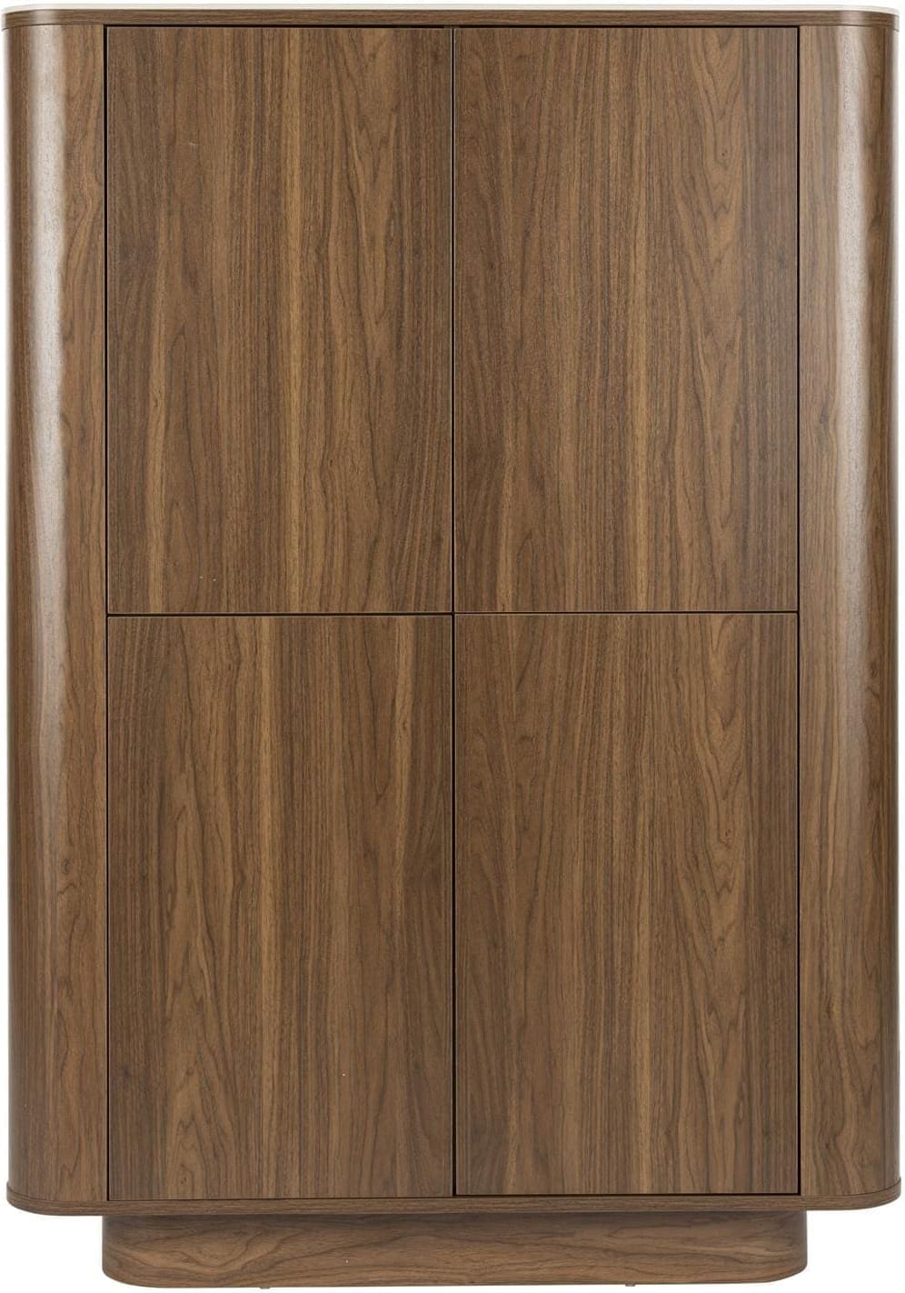 Kast Almira Walnut White Label Living Kast ZVR1001463
