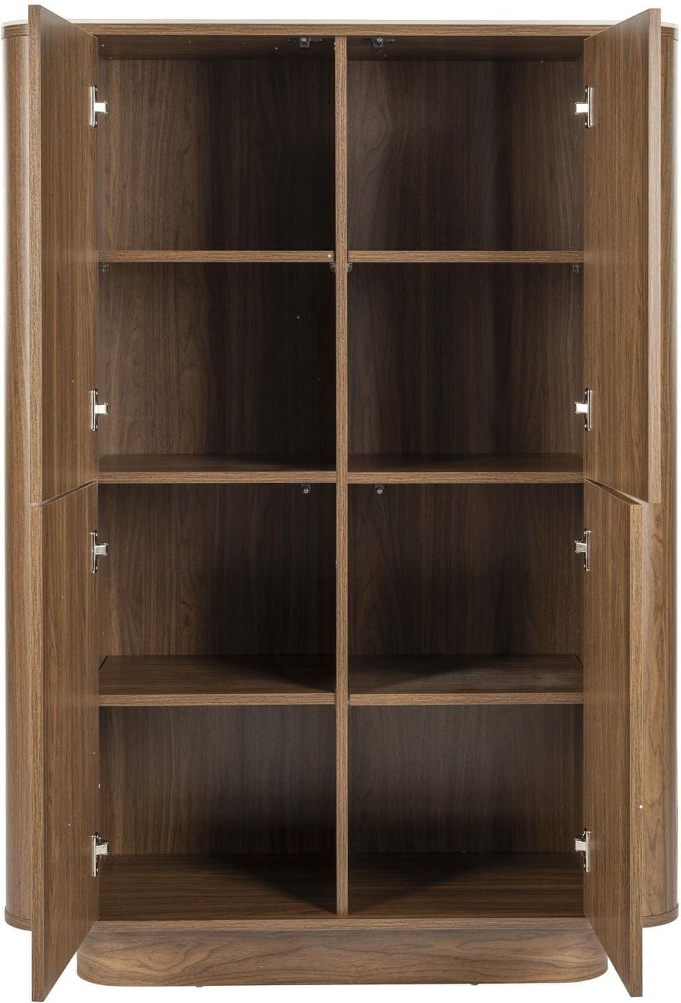 Kast Almira Walnut White Label Living Kast ZVR1001463