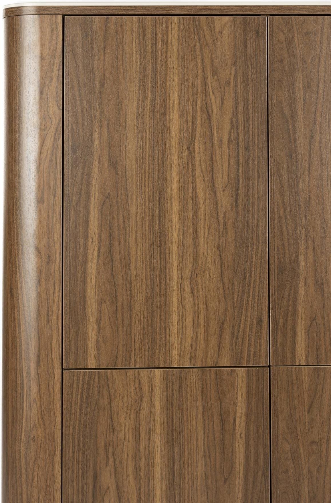 Kast Almira Walnut White Label Living Kast ZVR1001463