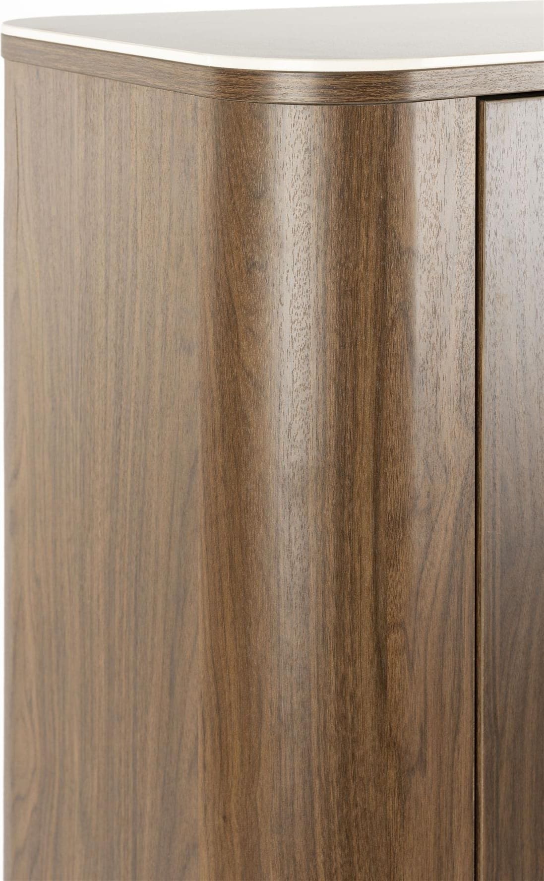 Kast Almira Walnut White Label Living Kast ZVR1001463