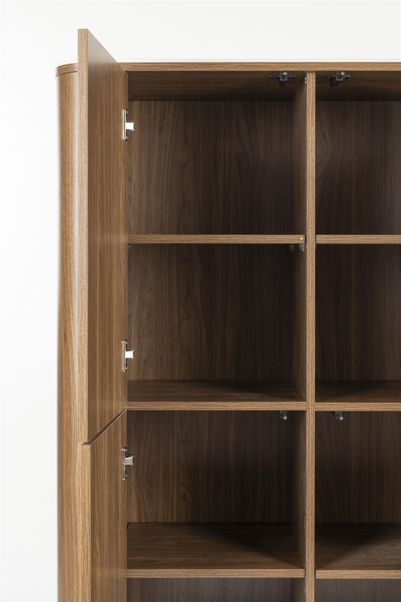 Kast Almira Walnut White Label Living Kast ZVR1001463