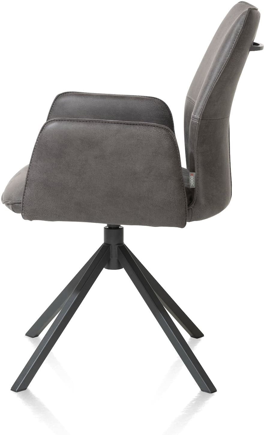 Armstoel franky draaibaar pocket - off black - Afbeelding 3