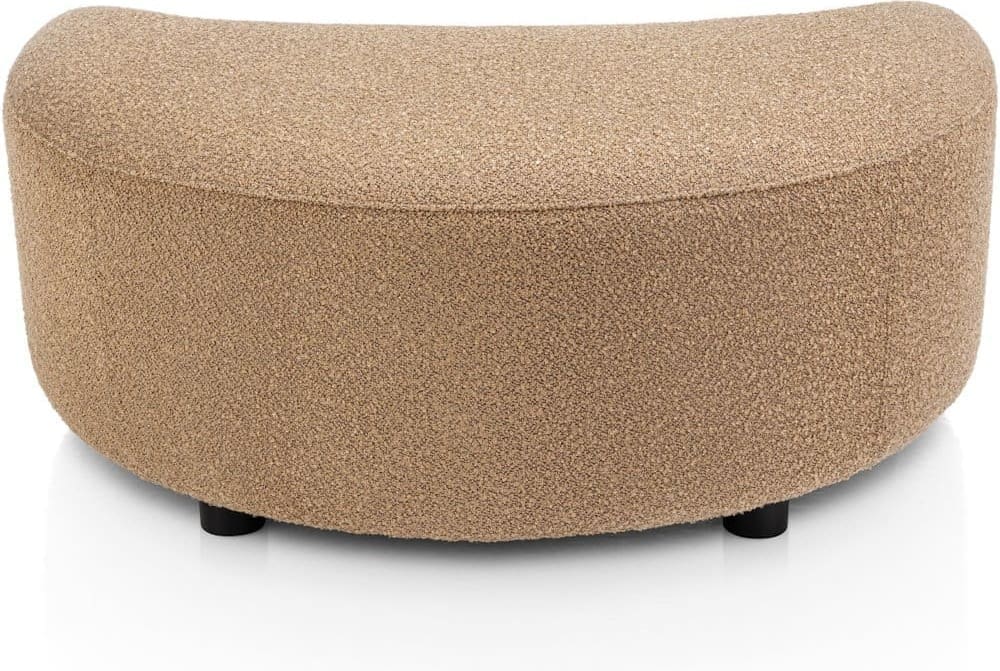 Cervos poef/hocker groot - oker - Afbeelding 2