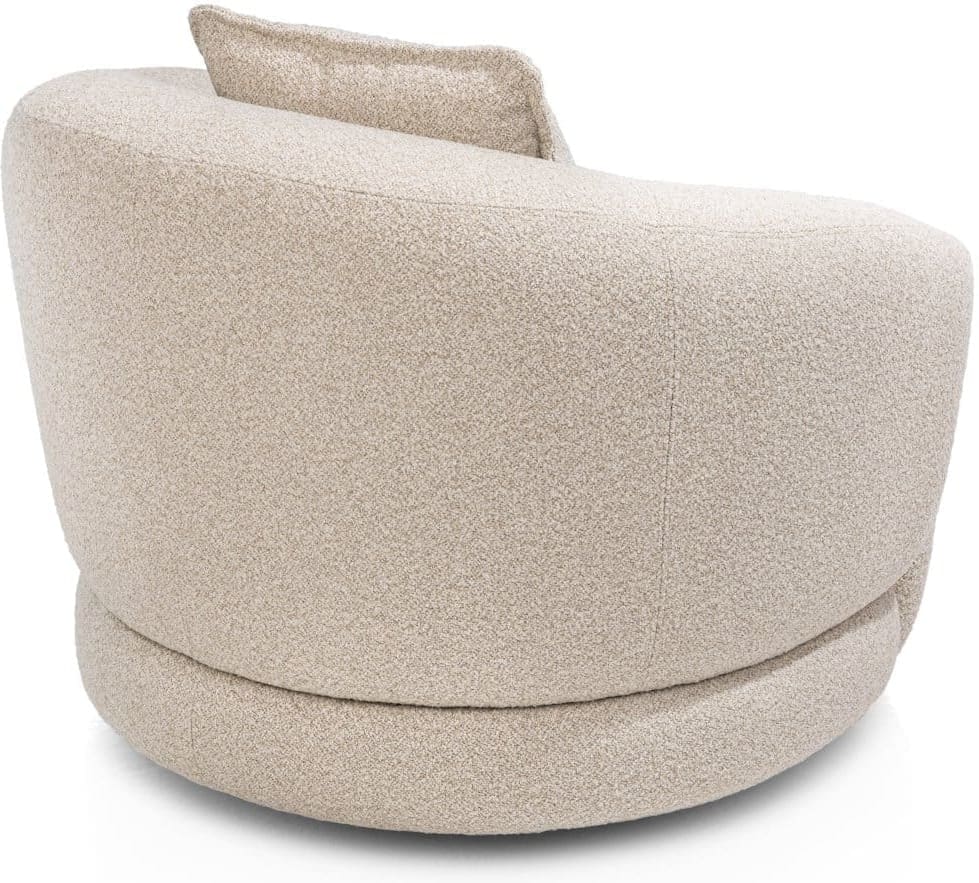Cervos fauteuil draaibaar - 100cm - beige - Afbeelding 4