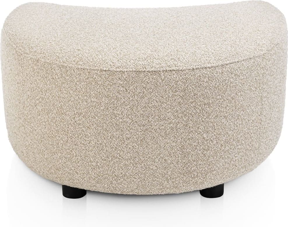 Cervos poef/hocker klein - beige - Afbeelding 3