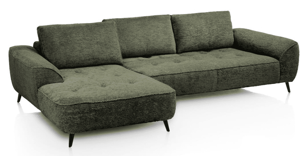 Belluno hoekbank links + flex - groen - Afbeelding 2