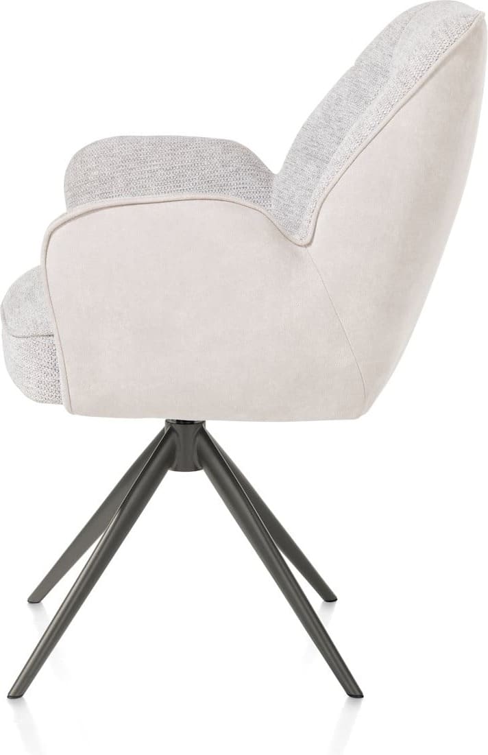 Bell armstoel - draai+relax+pocket - grafiet/kiezel - Afbeelding 4