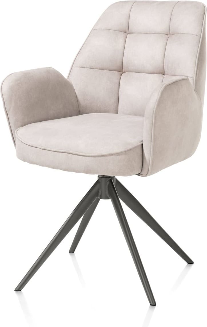 Bell armstoel - draai+relax+pocket - grafiet/kiezel