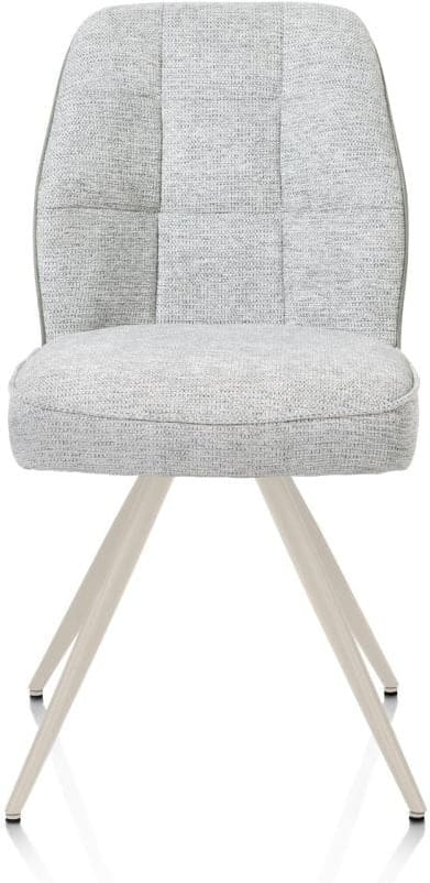 Henders & Hazel Bell eetkamerstoel - creme frame - pocket - combi calabria/vada - olijf Groen Eetkamerstoel