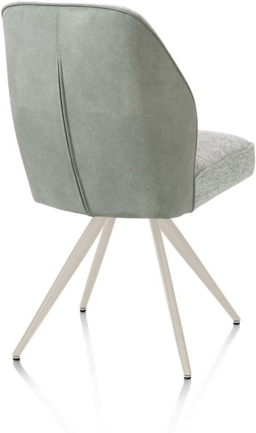 Henders & Hazel Bell eetkamerstoel - creme frame - pocket - combi calabria/vada - olijf Groen Eetkamerstoel