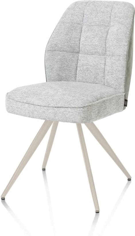 Henders & Hazel Bell eetkamerstoel - creme frame - pocket - combi calabria/vada - olijf Groen Eetkamerstoel