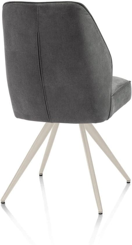 Henders & Hazel Bell eetkamerstoel - creme frame - pocket - stof calabria Antraciet Eetkamerstoel