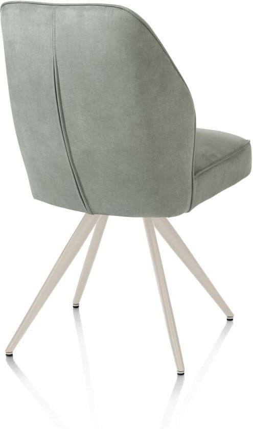 Henders & Hazel Bell eetkamerstoel - creme frame - pocket - stof calabria - olijf Groen Eetkamerstoel