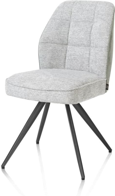Henders & Hazel Bell eetkamerstoel - grafiet frame - pocket - combi calabria/vada - olijf Groen Eetkamerstoel