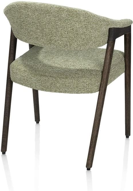 Henders & Hazel Zaya armstoel eiken basalt stof sevilla incl nosag - olijf Groen Armstoel