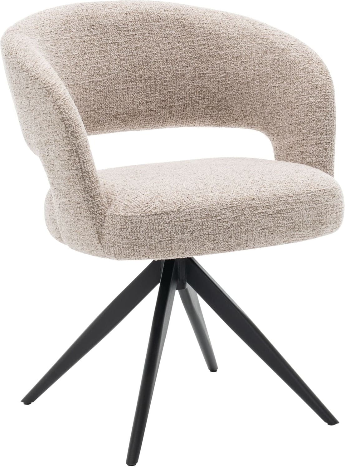 INHOUSE Eetkamerstoel Corania beige Beige Eetkamerstoel