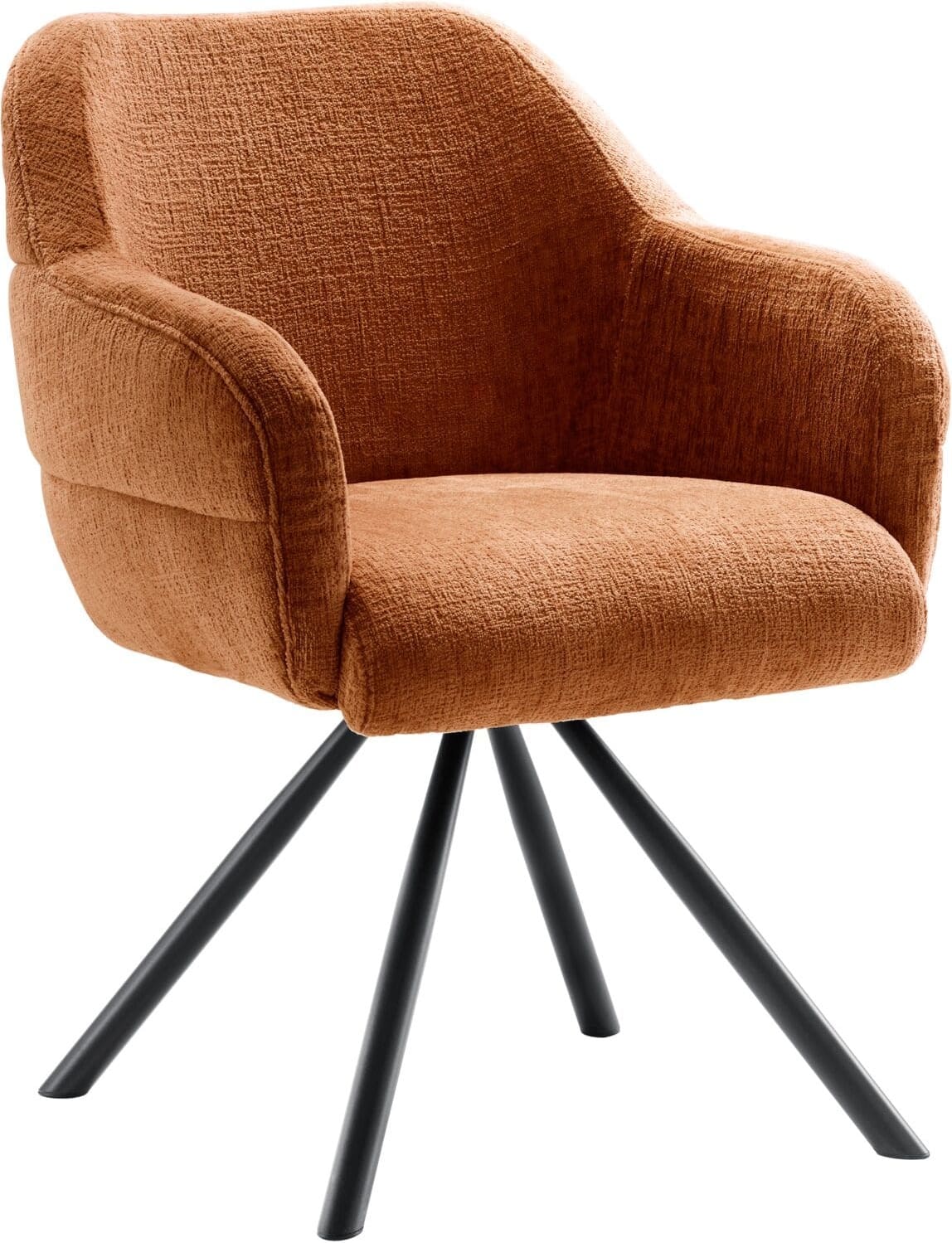 INHOUSE Eetkamerstoel Mabely cognac Cognac Eetkamerstoel