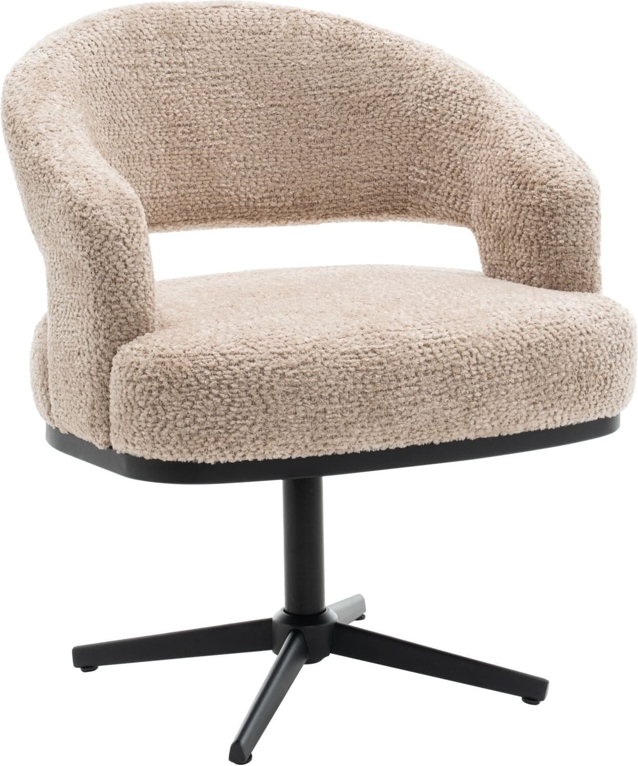 INHOUSE Eetkamerstoel Noalita beige Beige Eetkamerstoel