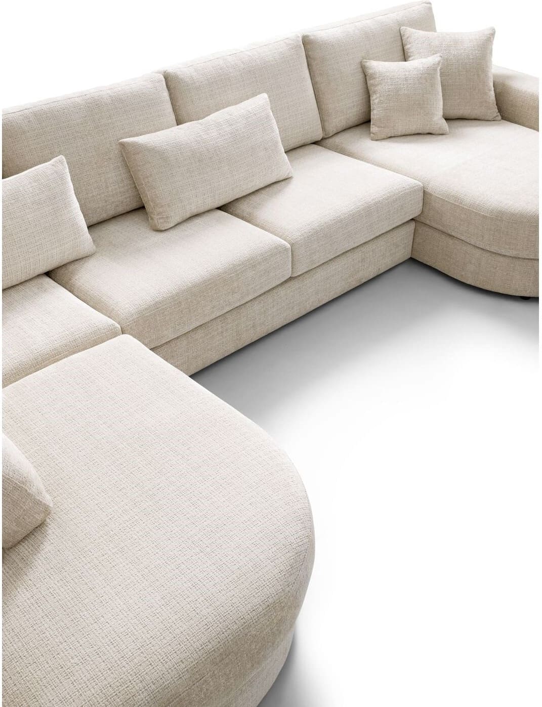 INHOUSE Hoekbank links Rovella crème Beige Hoekbank