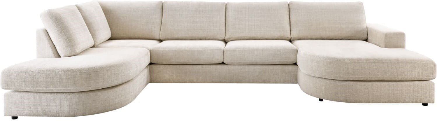 INHOUSE Hoekbank links Rovella crème Beige Hoekbank