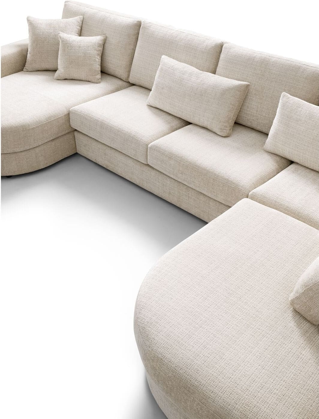 INHOUSE Hoekbank rechts Rovella crème Beige Hoekbank
