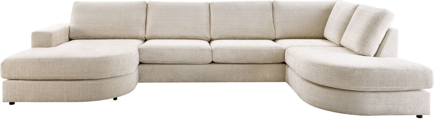 INHOUSE Hoekbank rechts Rovella crème Beige Hoekbank