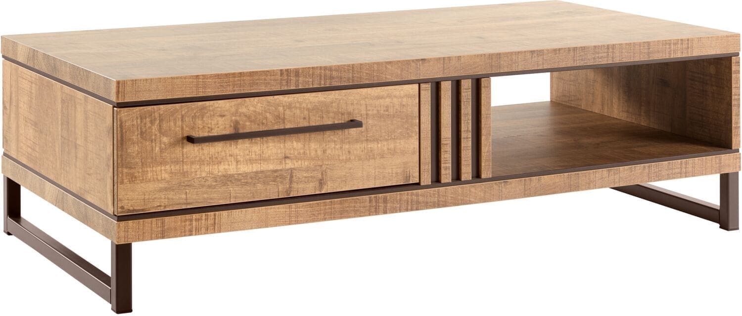INHOUSE Salontafel Giantina Mango Bruin|Naturel Salontafel