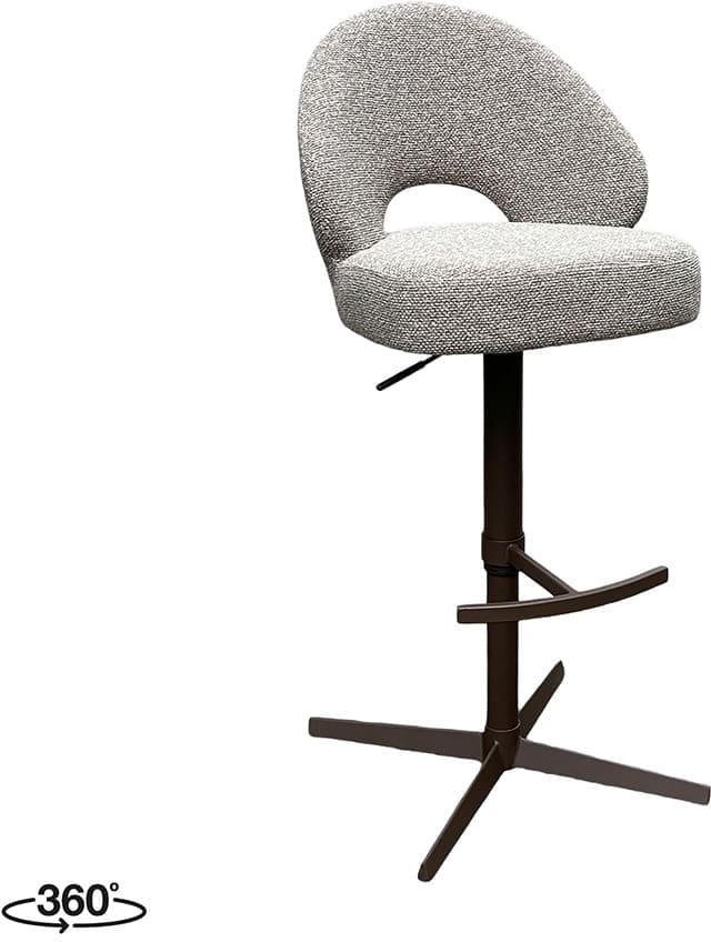 LABEL51 Barkruk Saint Tropez - Mushroom - Royal Boucle Barstoel