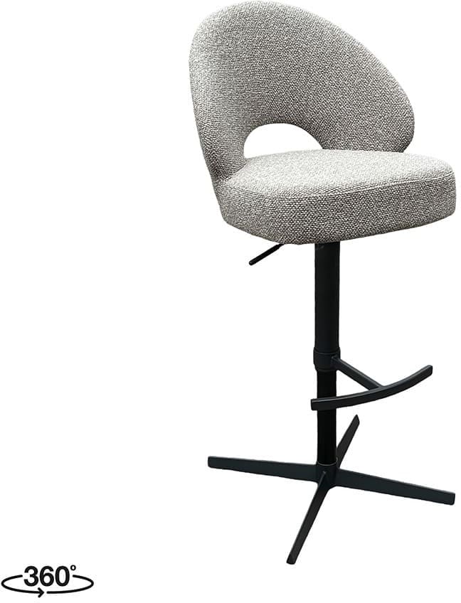 LABEL51 Barkruk Saint Tropez - Mushroom - Royal Boucle Barstoel