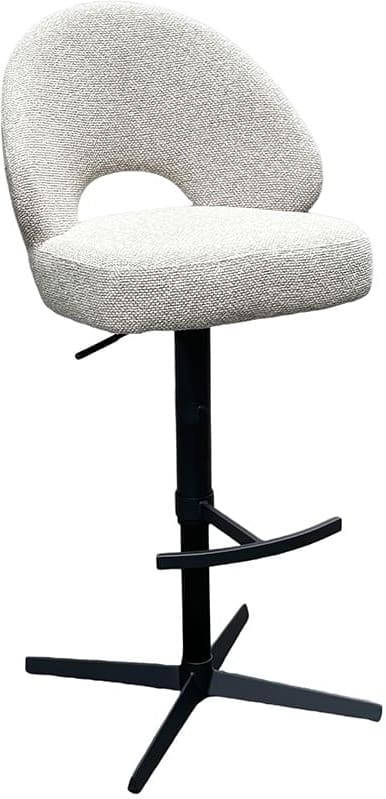 LABEL51 Barkruk Saint Tropez - Naturel - Royal Boucle Naturel Barstoel
